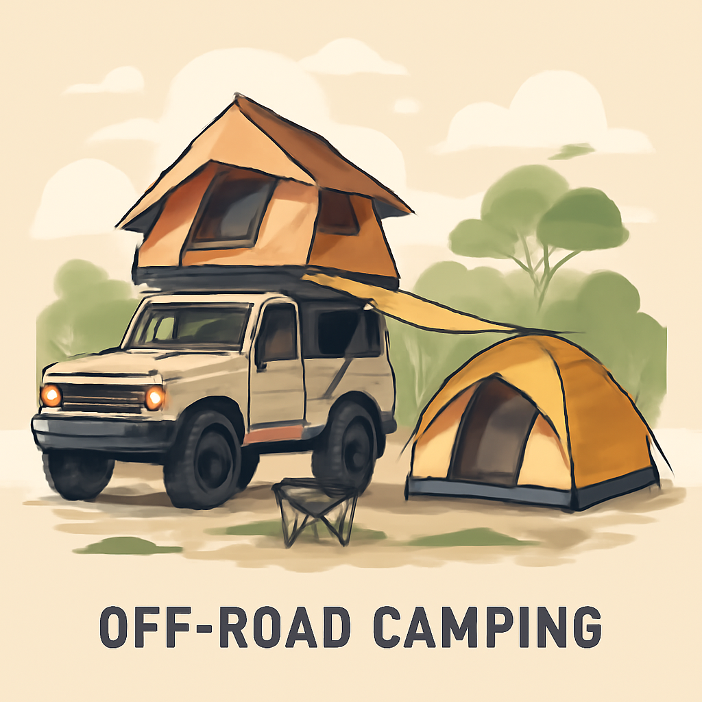 off road camping tent image