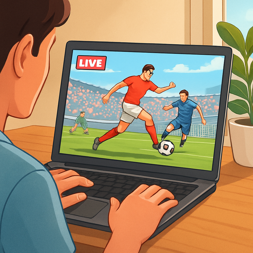 실시간 업데이트되는 무료 스포츠중계 링크 이미지