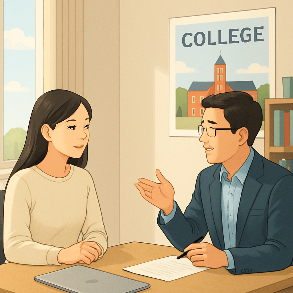 대학진학 상담 이미지