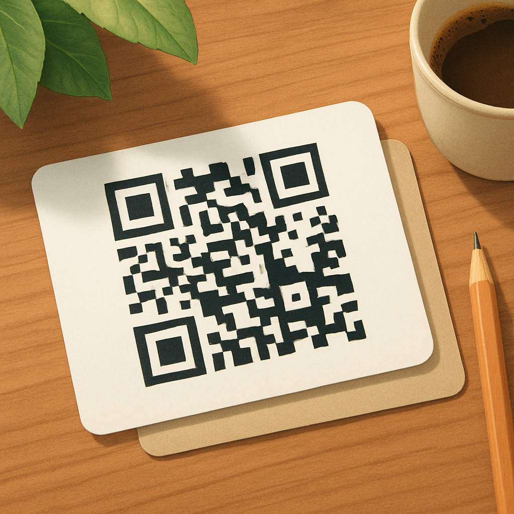 QR 코드 명함 이미지