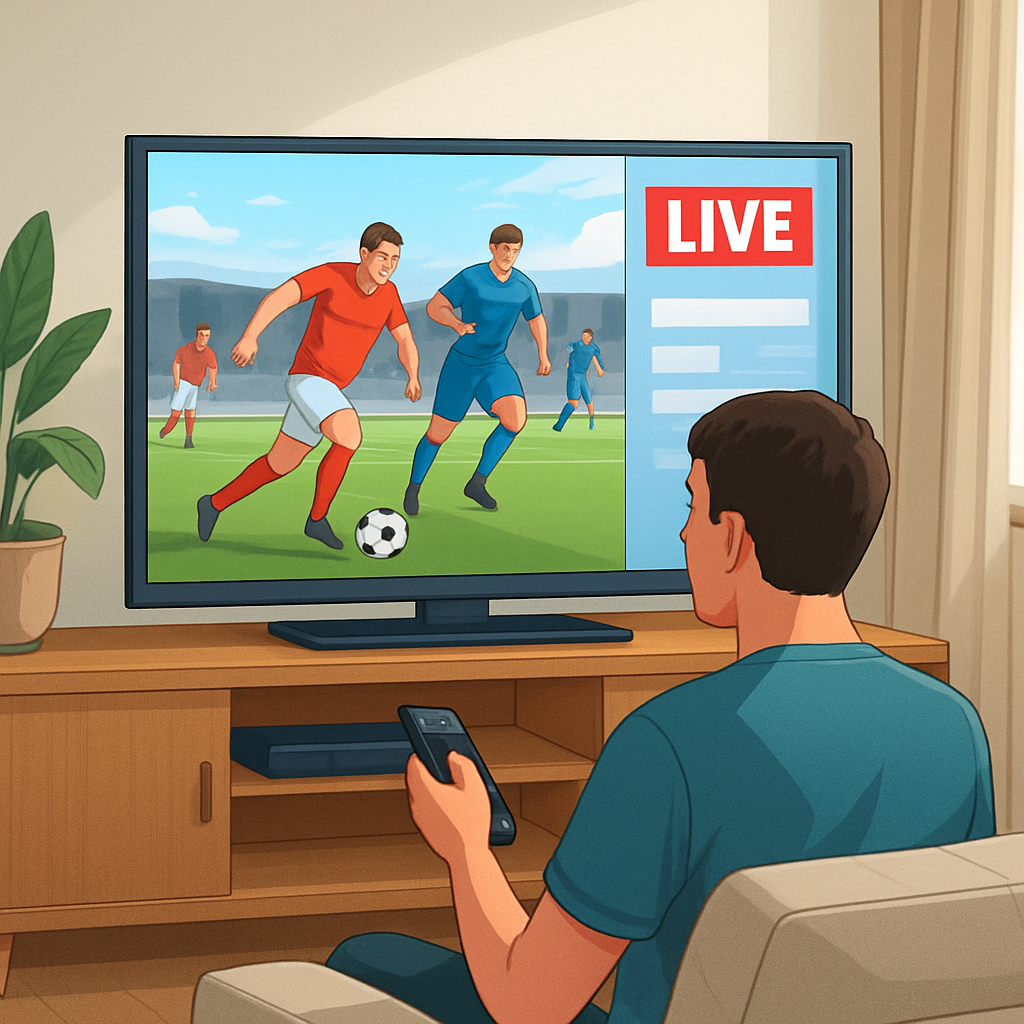 온라인 스포츠 중계 서비스 이미지