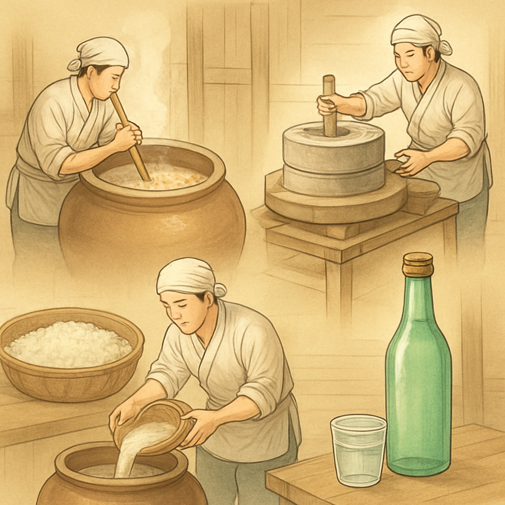 토칼리 제조 과정 상세 이미지