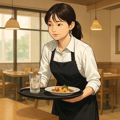 홀서빙 아르바이트 이미지