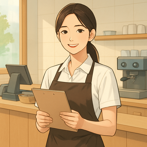 여자 알바 채용 이미지
